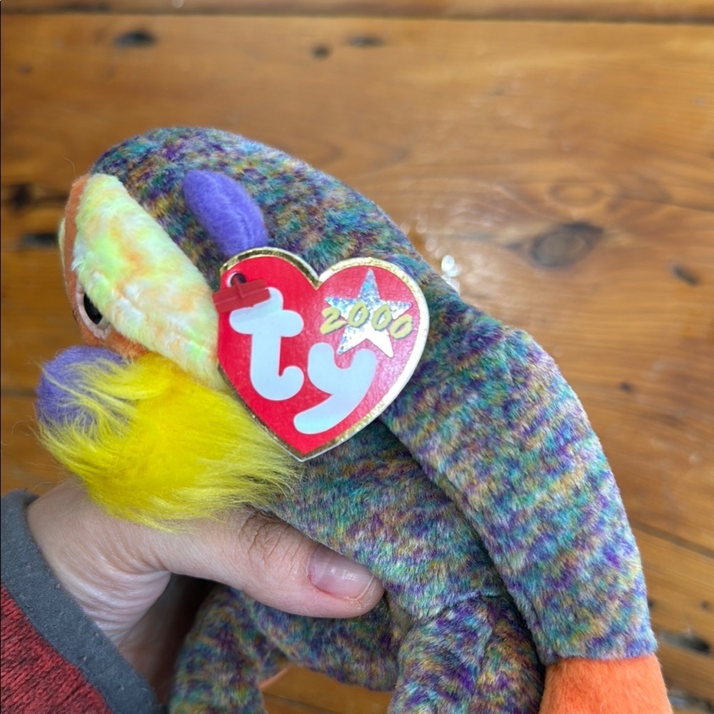 Ty Beanie Buddies Collection Bananas the Orangutan Monkey Plush 2000 - Picture 2 of 8